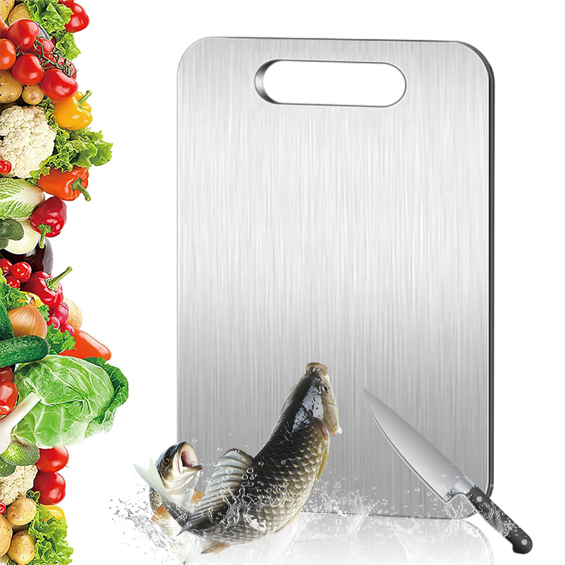 Home Bar And Kitchen - 1pc Stainless Steel Cutting Board—an Essential