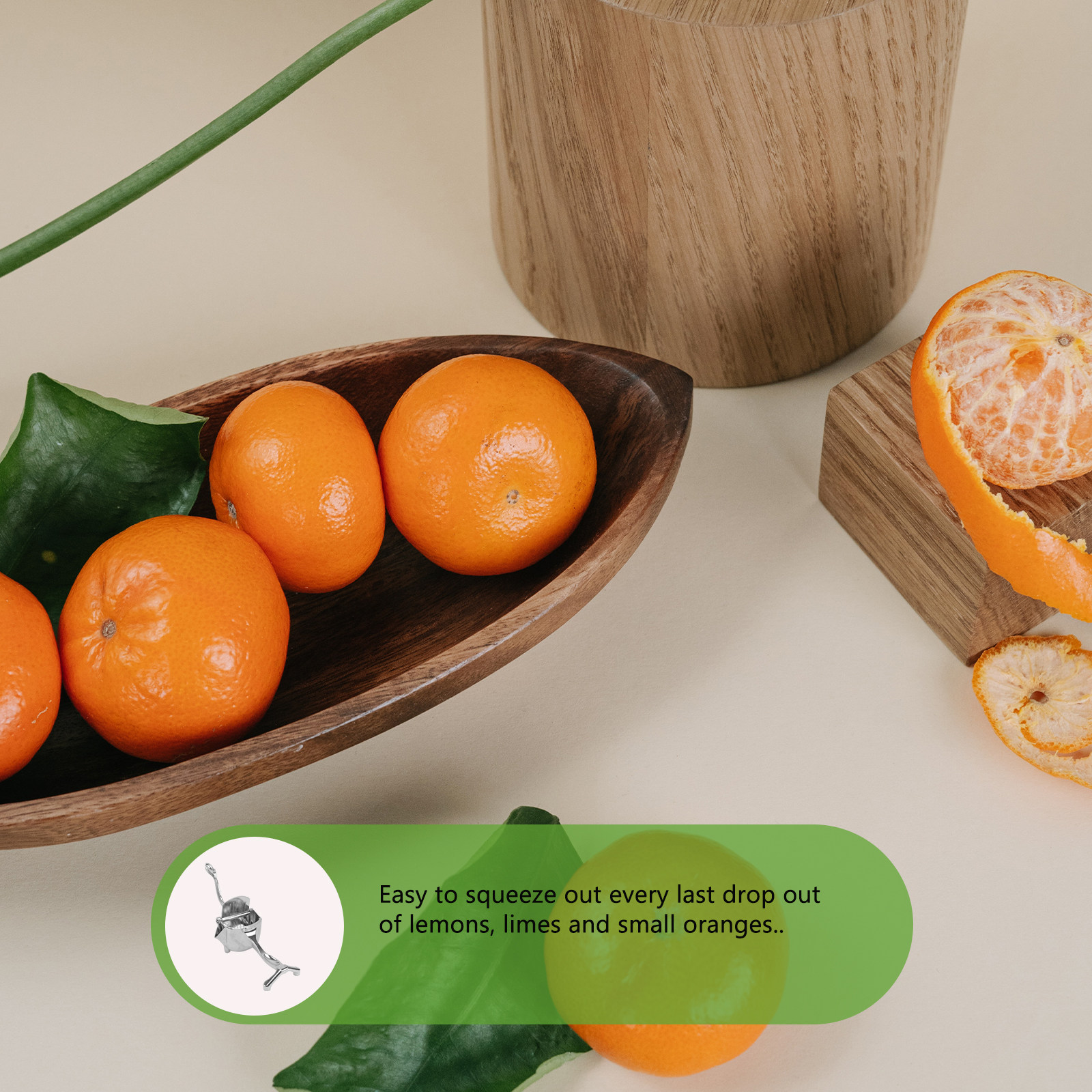 Citrus Juicer Bar - Silver Thick Aluminum Alloy Lemon Juicer
