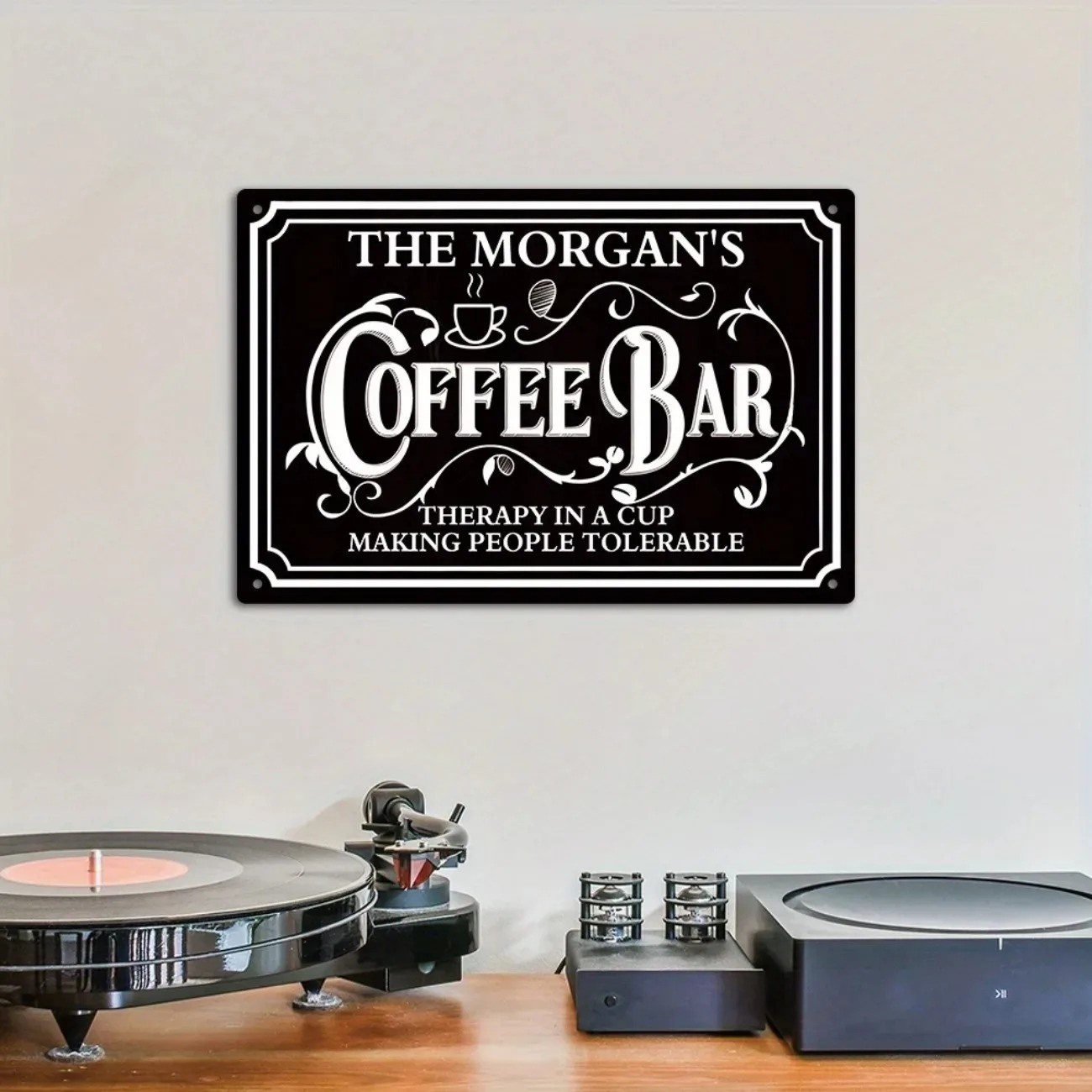 1PC Custom Text The Morgan's C - Home Bar And Kitchen review and price