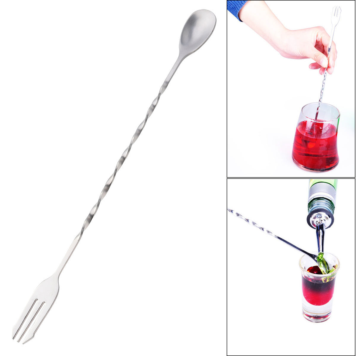 32Cm Stainless Steel Swizzle S - Bar Spoon Twisted review and price