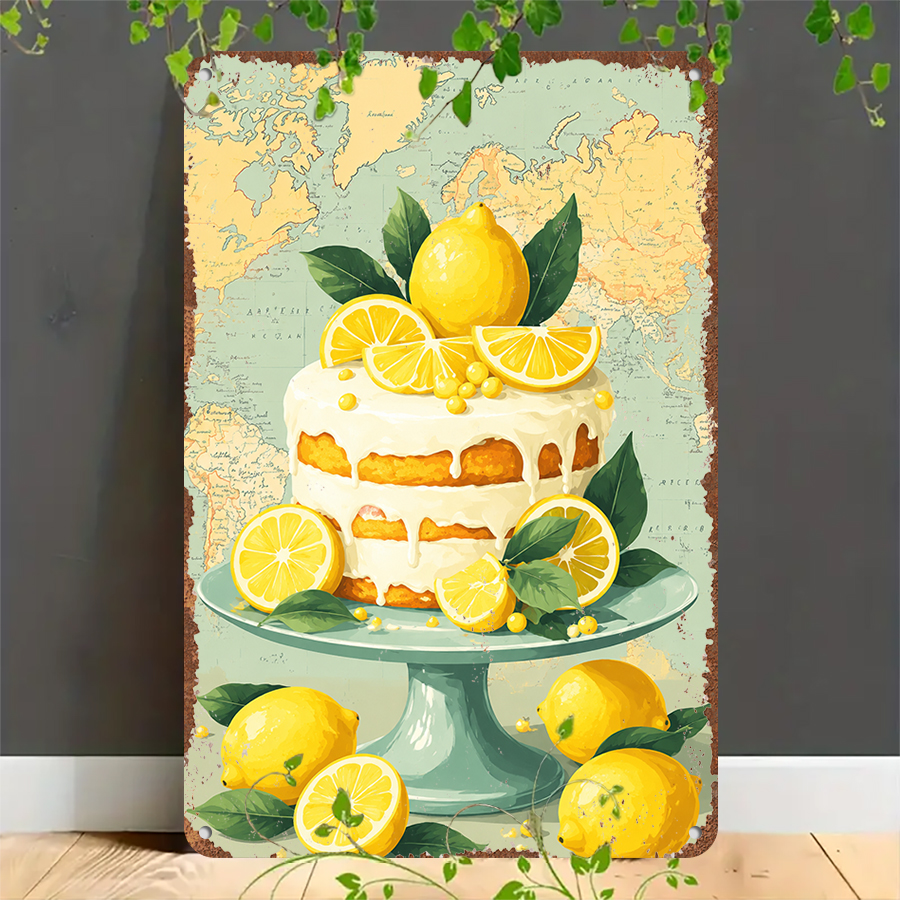 2D flat retro metal tin plate, - Home Bar And Kitchen review and price