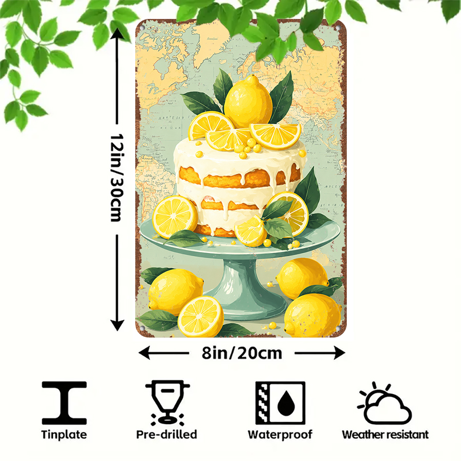 2D flat retro metal tin plate, - Home Bar And Kitchen review and price