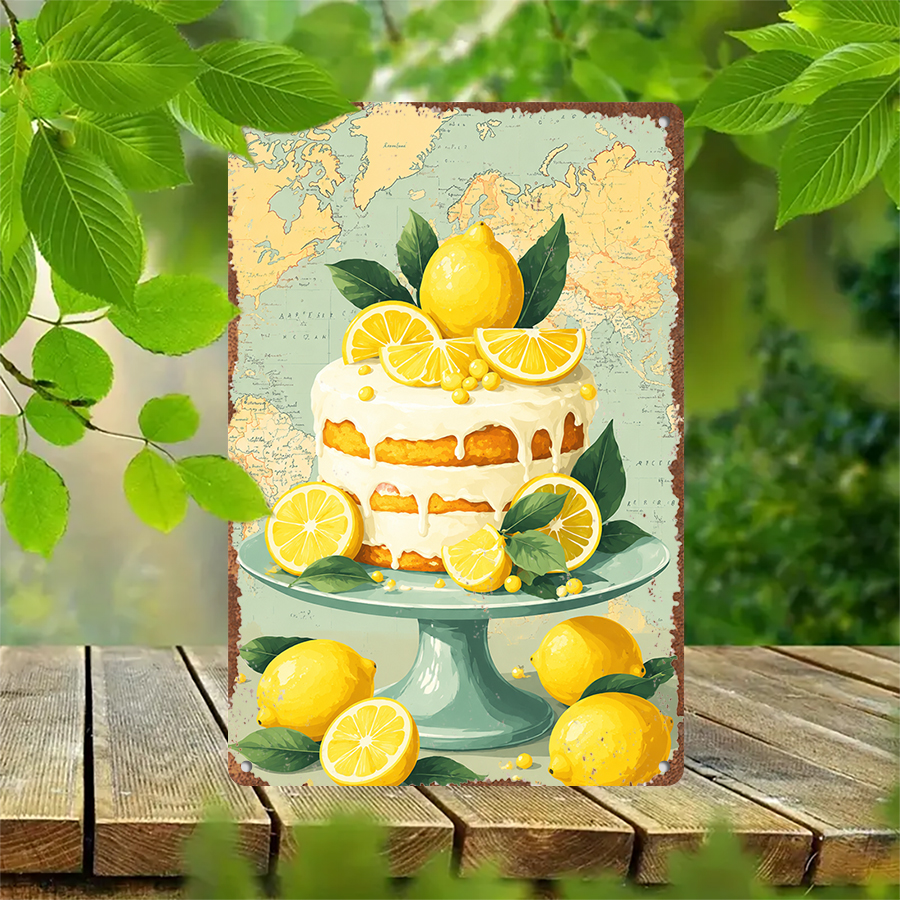 2D flat retro metal tin plate, - Home Bar And Kitchen review and price