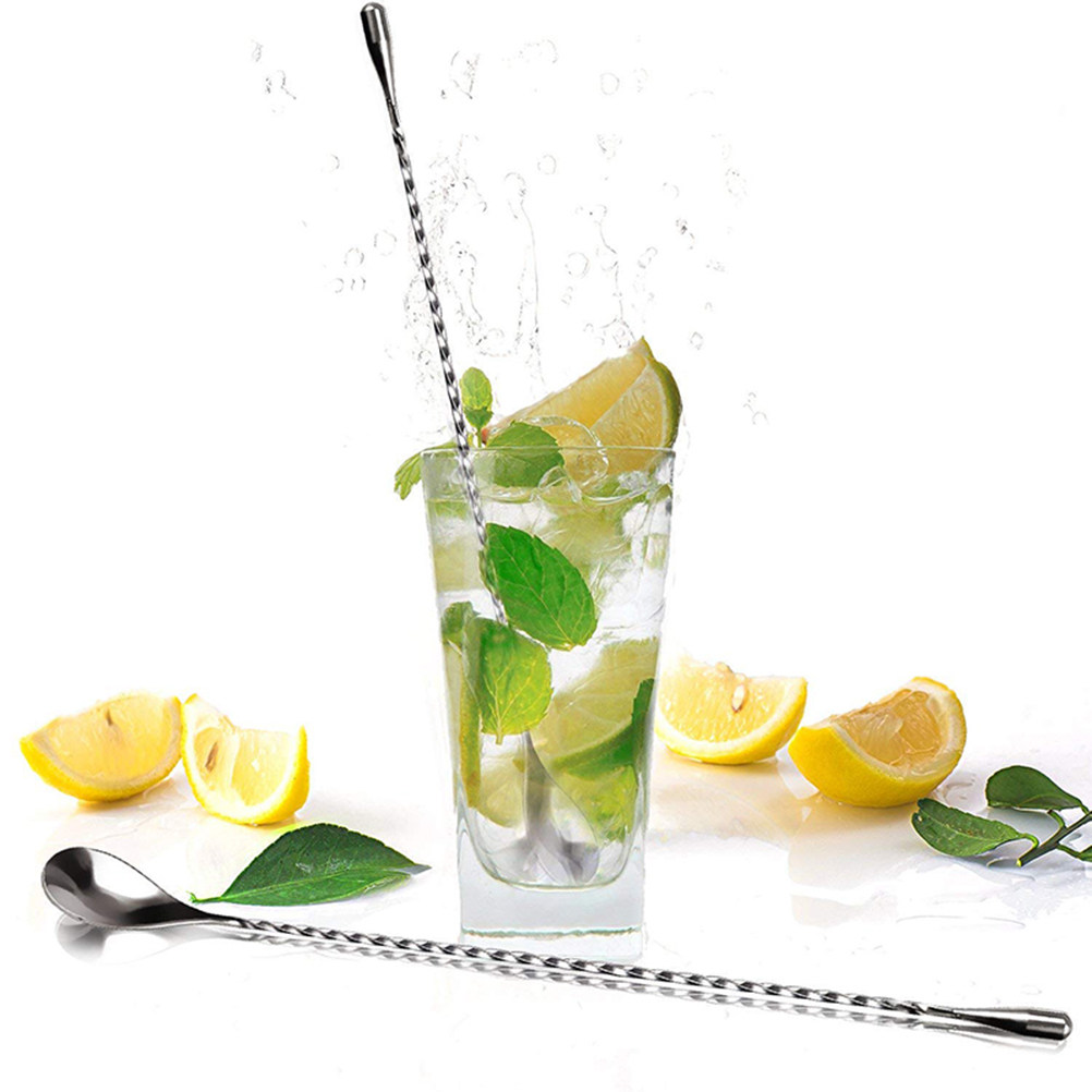 2Pcs Long Stainless Steel Cock - Bar Spoon Twisted review and price