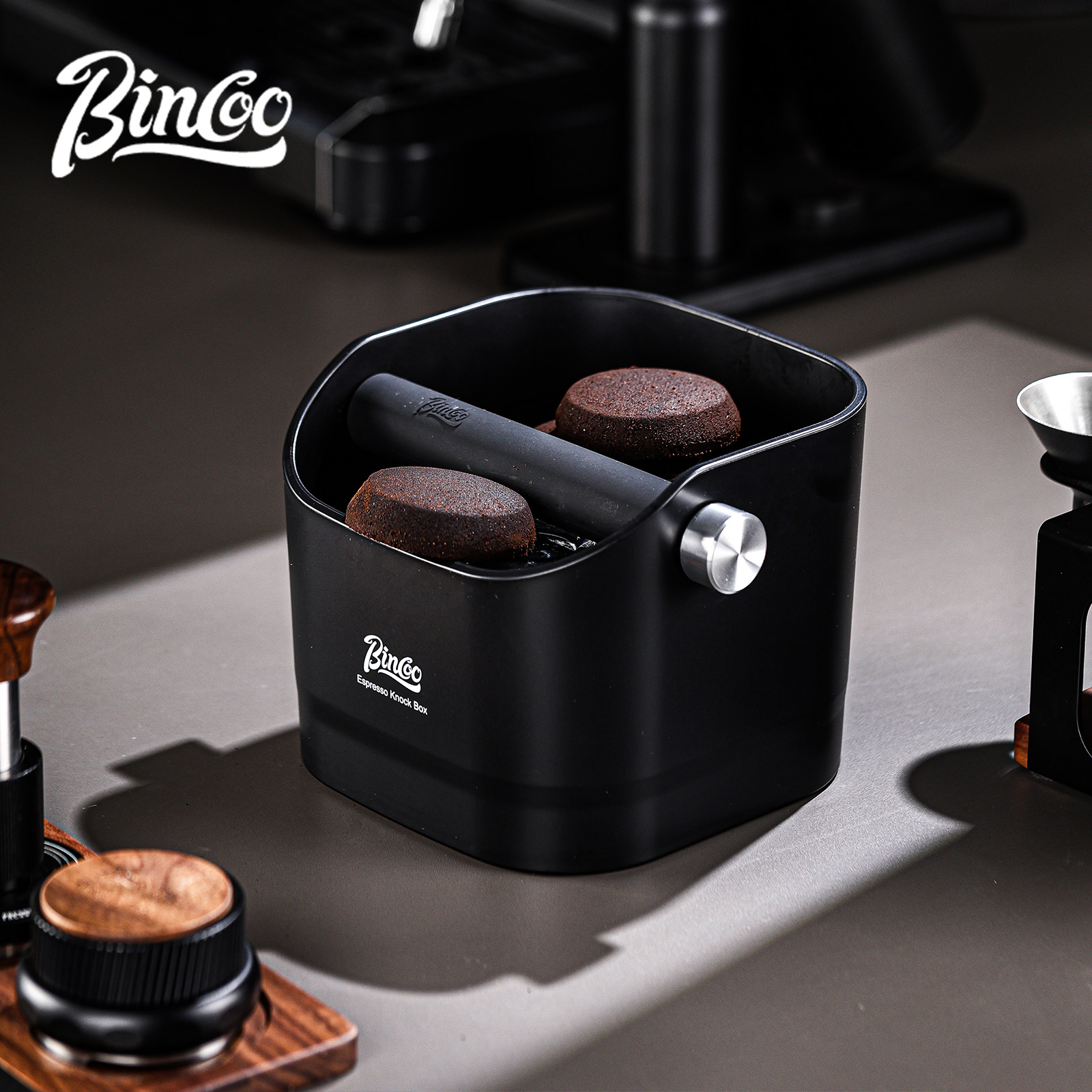 Bincoo 1.6L Square Coffee Knoc - Home Barista review and price