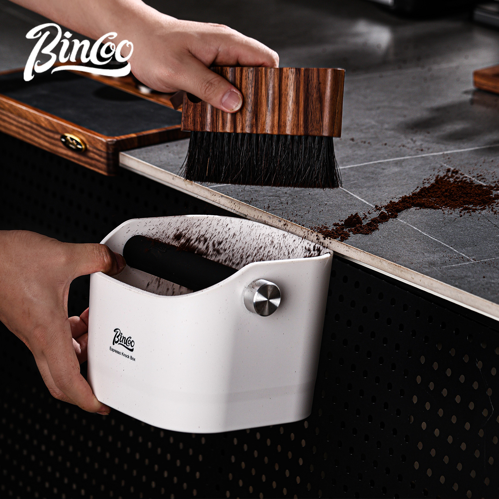Bincoo 1.6L Square Coffee Knoc - Home Barista review and price