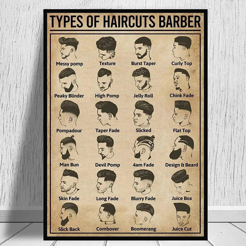 Retro Types Of Haircuts Barber - Home Barber review and price