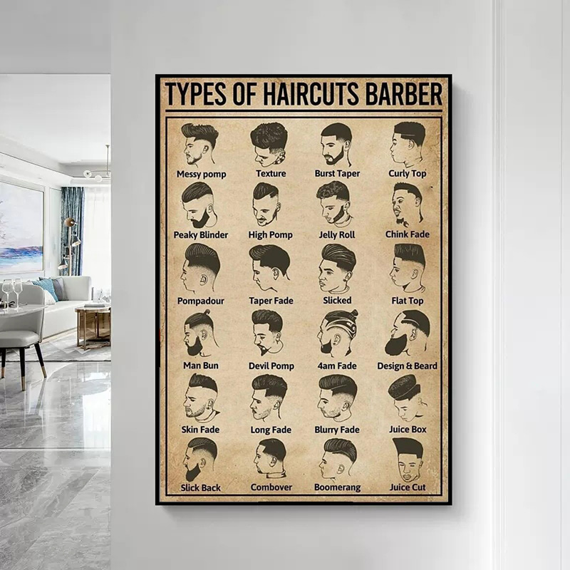 Retro Types Of Haircuts Barber - Home Barber review and price