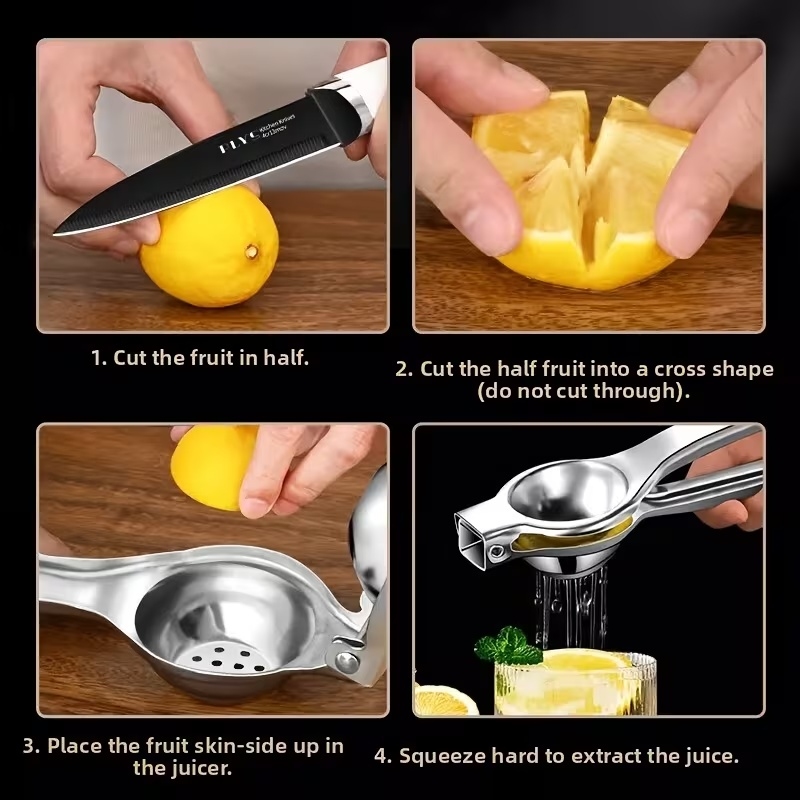 1pc Stainless Steel Manual Lem - Citrus Juicer Bar review and price