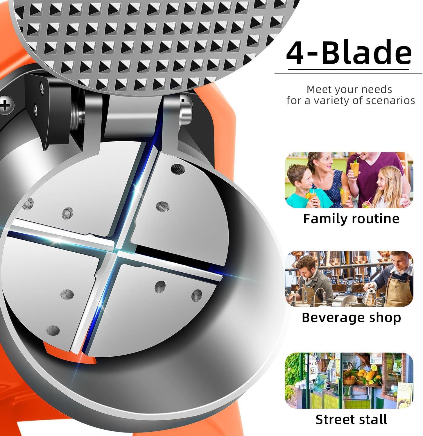 4-Blades Ice Shaver, Electric  - Ice Pick Pick review and price