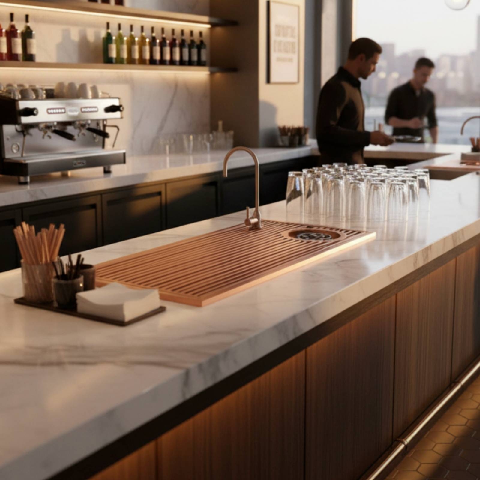 Draining Station with Slatted  - Home Barista review and price