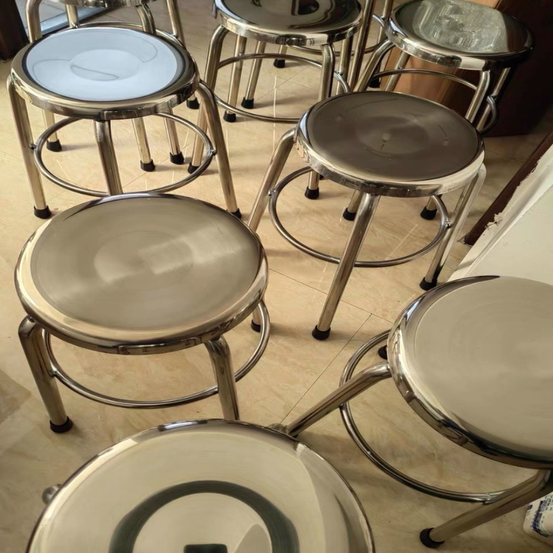 304 Stainless Steel Round Stoo - Home Bar Seating review and price