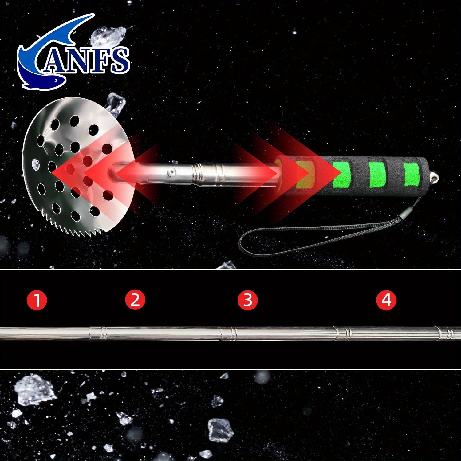ANFS Retractable Ice Fishing S - Ice Pick Pick review and price