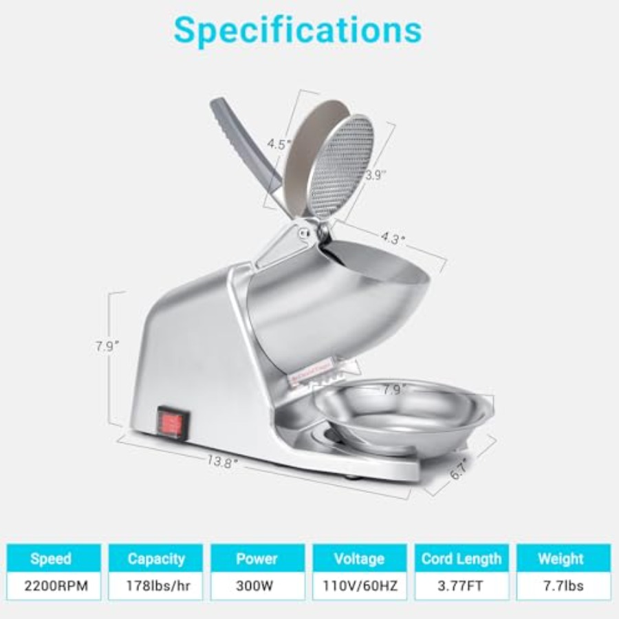 300W 178 lbs/hr ETL-Listed Dua - Ice Pick Pick review and price