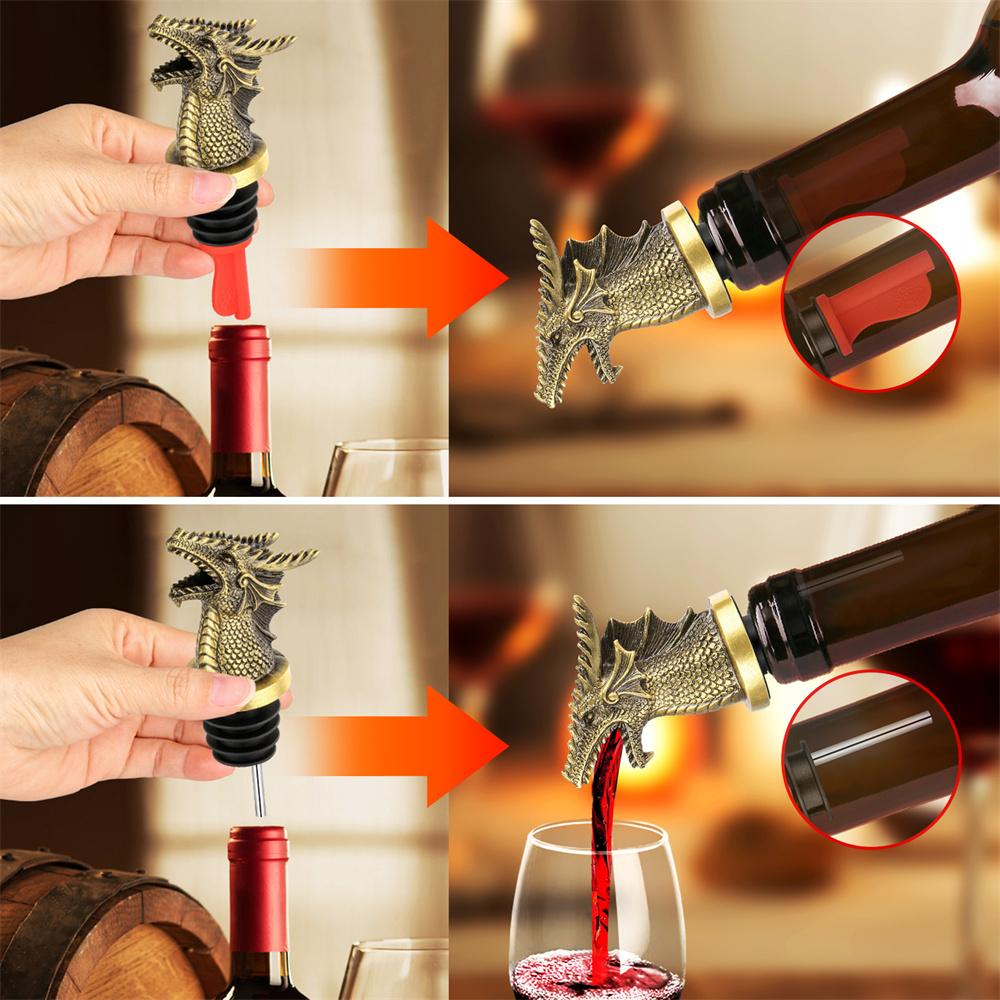 Dragon Decor Wine Bottle Stopp - Wine Preservation Pump review and price