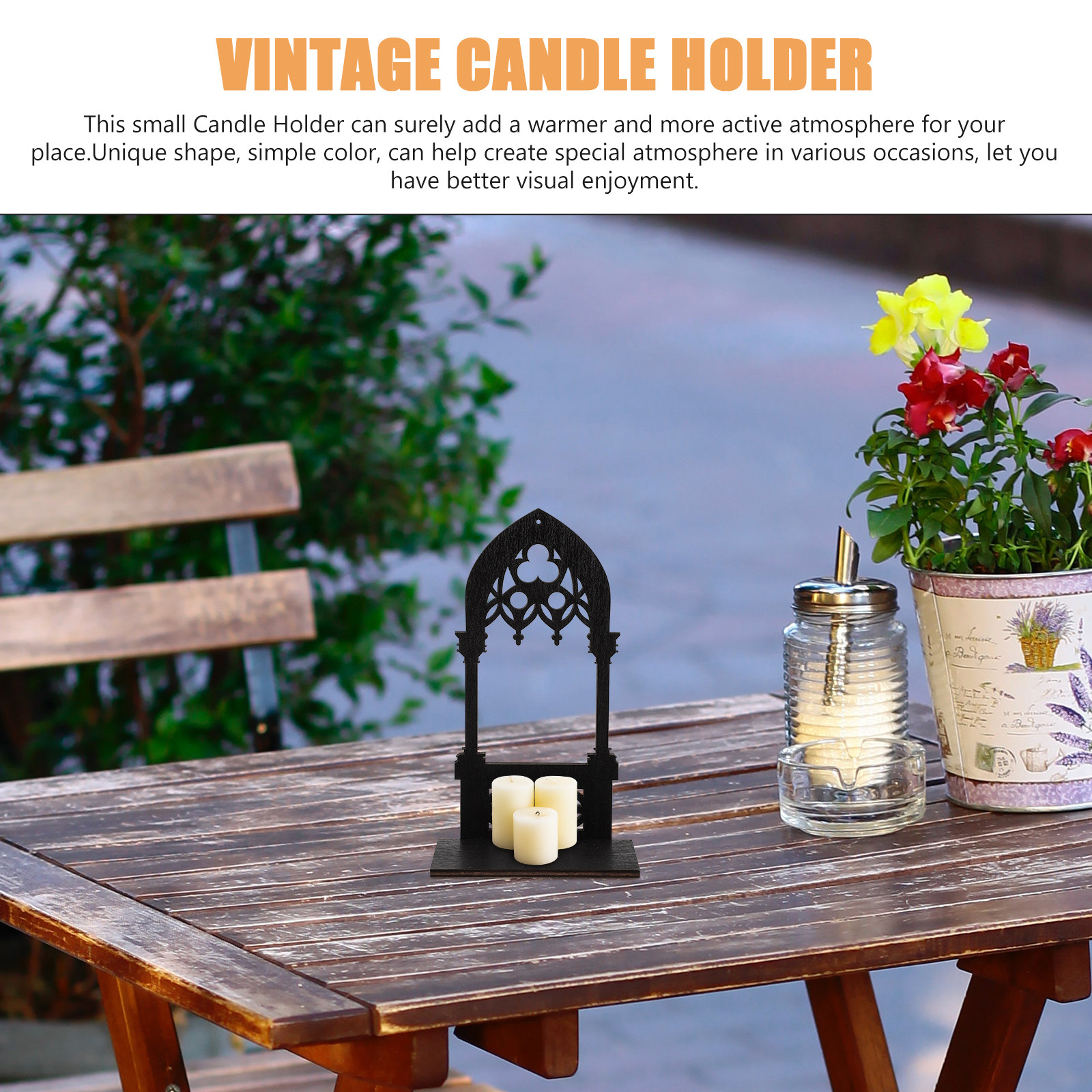 1Pair Gothic Holder Wooden Vin - Home Bar Stand review and price