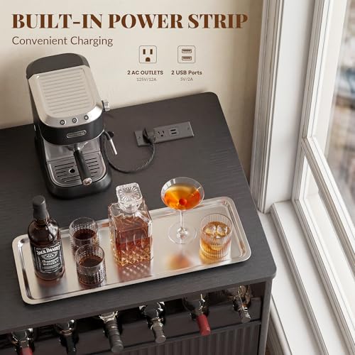 53 Inch L-Shape Contemporary B - Home Bar And Fridge review and price