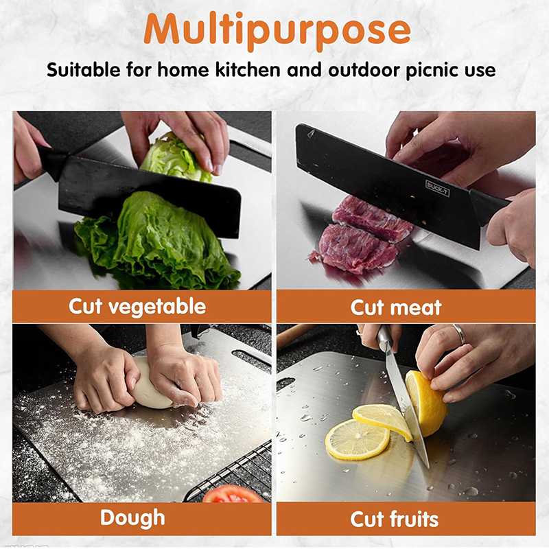 1pc Stainless Steel Cutting Bo - Home Bar And Kitchen review and price
