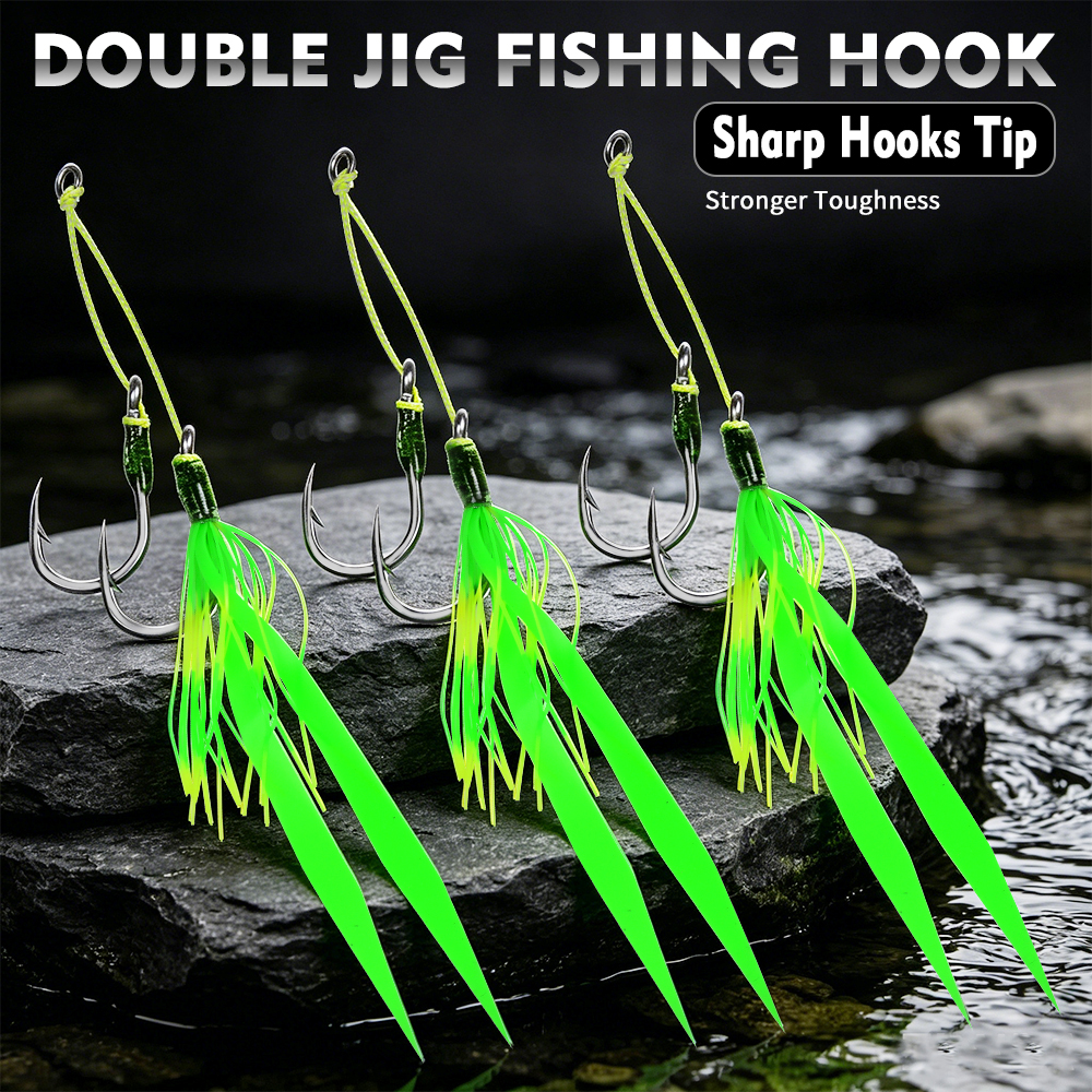 Proberos Large Eye Green Feath - Jigger Double Sided review and price