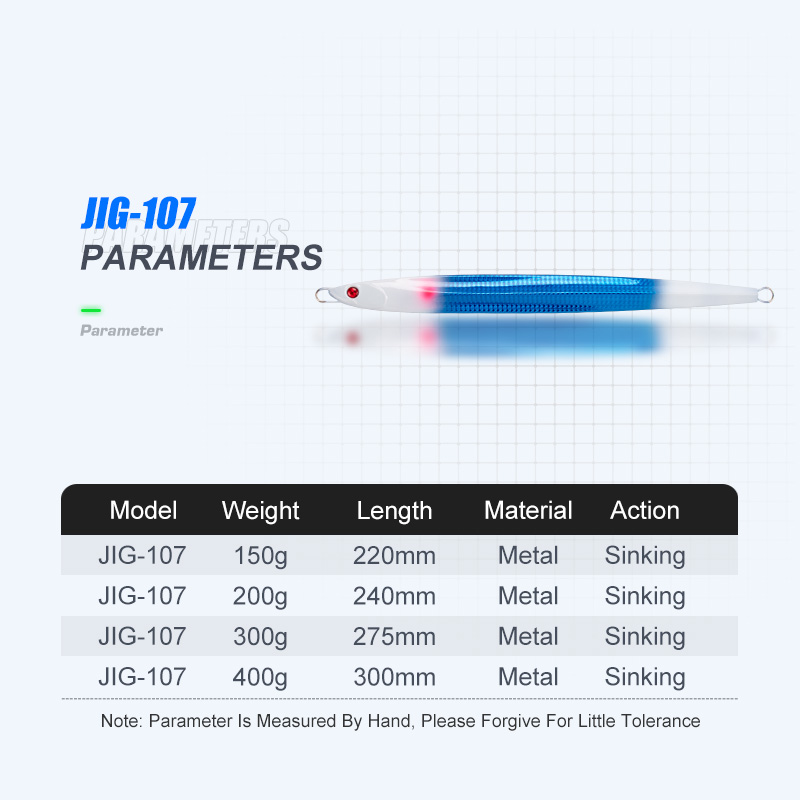 TEASER J107 150G-400G Fast-sin - Jigger Double Sided review and price