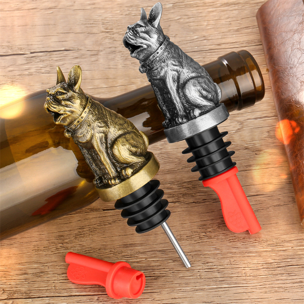 Cute French Bulldog Wine Pouer - Wine Preservation Pump review and price