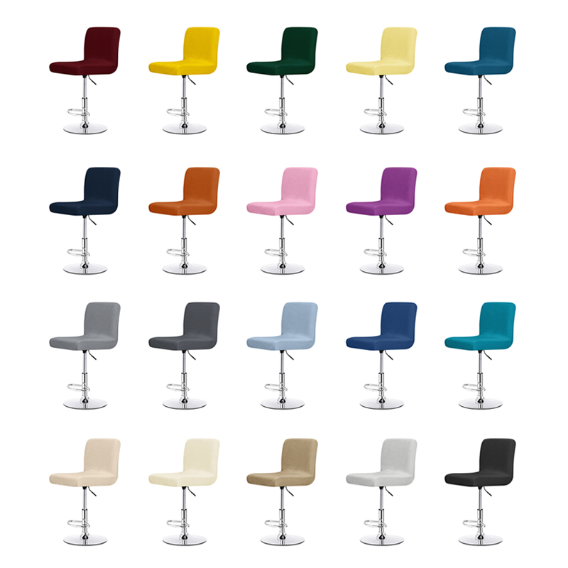 Velvet Solid color Chair Cover - Home Bar Seating review and price