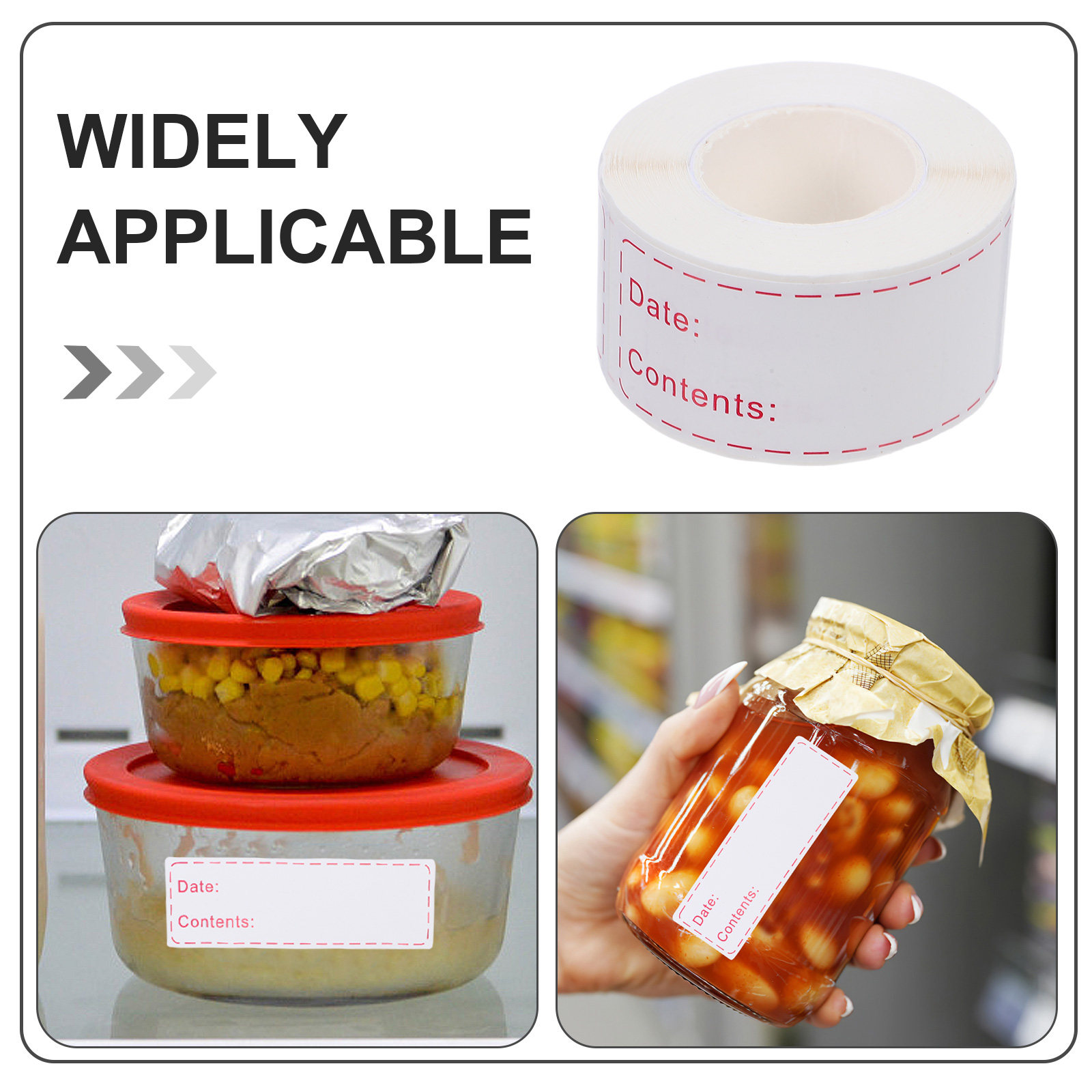 1 Roll Food Storage Label Stic - Home Bar And Fridge review and price
