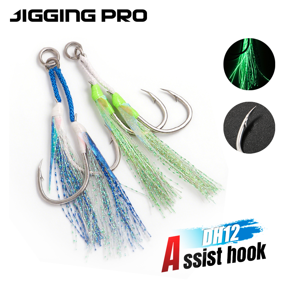 JIGGING PRO 2pcs Twin Assist H - Jigger Double Sided review and price
